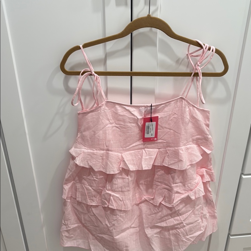 Pink Ruffled Summer dress